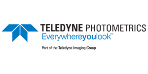 A green background with the words teledyne imaging group in blue.