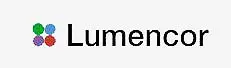 A black and white image of the word lumen.